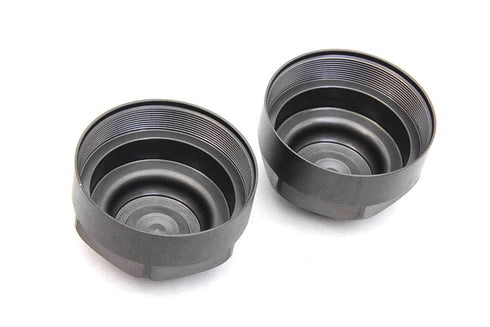 V-Twin Servi-Car Hub Cap Set Parkerized - 49-1309