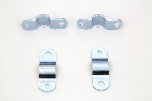 V-Twin Windshield Strap Set Zinc - 49-1331