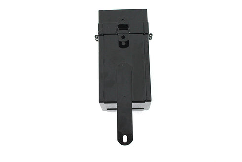 V-Twin Black Powder Coated Battery Box - 49-1333