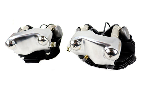 Motortechnic 1936 EL Knucklehead Cylinder Head Set Black - 49-1353