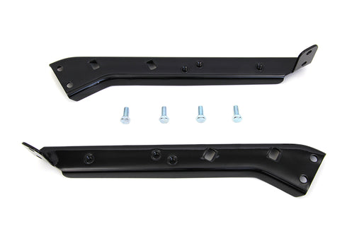 V-Twin Black Saddlebag Guard Kit Brackets - 49-1433