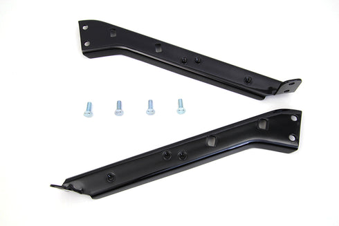 V-Twin Black Saddlebag Guard Kit Brackets - 49-1433