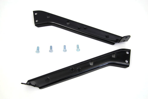 V-Twin Black Saddlebag Guard Kit Brackets - 49-1433