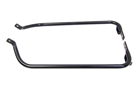 V-Twin Lower Saddlebag Guard Set Black - 49-1436