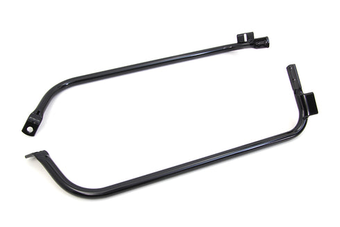 V-Twin Lower Saddlebag Guard Set Black - 49-1436