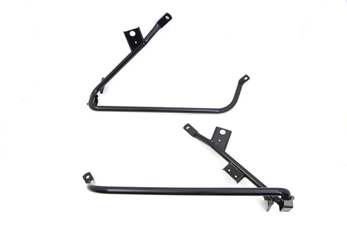 V-Twin Saddlebag Guard Set Black - 49-1437