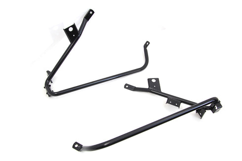 V-Twin Saddlebag Guard Set Black - 49-1437