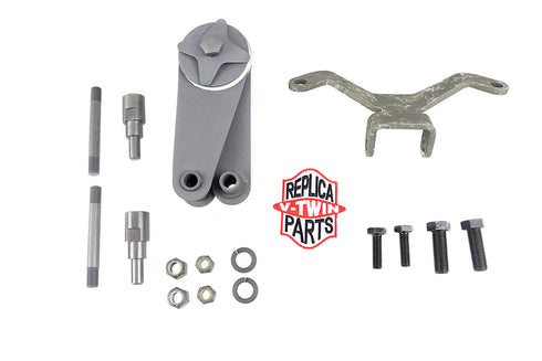V-Twin WR Parkerized Spring Fork Scissor Steering Damper Kit - 49-1577