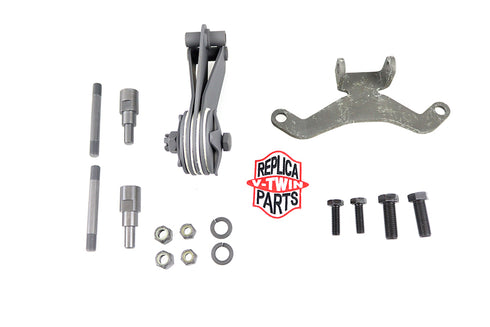 V-Twin WR Parkerized Spring Fork Scissor Steering Damper Kit - 49-1577