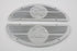 V-Twin Chrome World's Fair 1940 Footboard Mats - 49-1647
