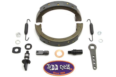 V-Twin Spring Fork Front Brake Shoe Kit - 49-1673