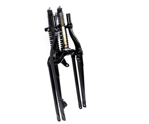 V-Twin 18 inch Spring Fork Assembly Black - 49-1762