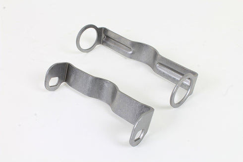 V-Twin Raw Spring Fork Shock Bracket Set - 49-1775