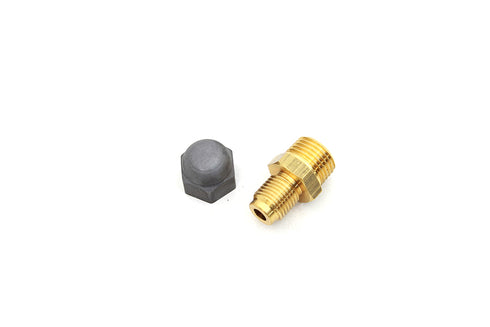 V-Twin Knucklehead Rocker Box Cap with Fitting - 49-1791