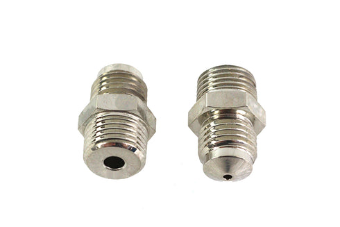 V-Twin Knucklehead Nickel Plated Rocker Box Fitting - 49-1803