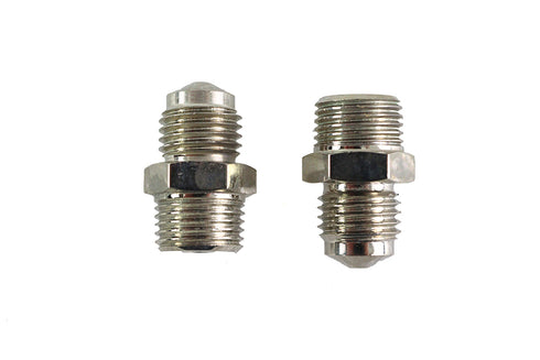 V-Twin Knucklehead Nickel Plated Rocker Box Fitting - 49-1803