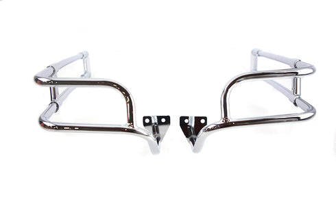 V-Twin Chrome Saddlebag Rail Set - 49-1873