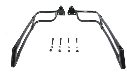 V-Twin Black Saddlebag Rail Set - 49-1874