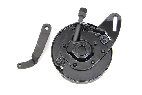 V-Twin 45 inch Black Rear Brake Backing Plate Assembly - 49-1875