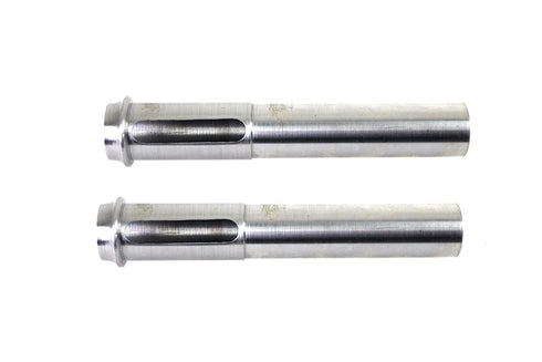 V-Twin Handlebar Spiral End Set Raw - 49-1878