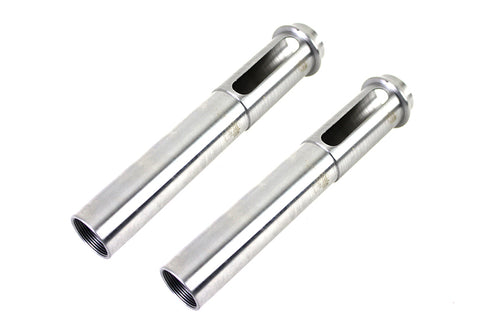 V-Twin Handlebar Spiral End Set Raw - 49-1878