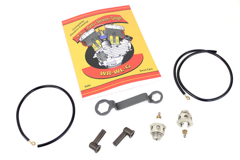V-Twin 45 inch W/G 18mm Replica Spark/Wire Plug Kit - 49-1890