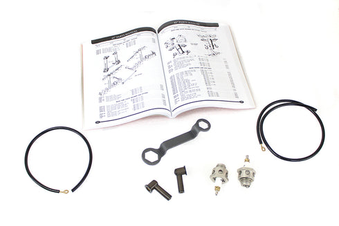 V-Twin 45 inch W/G 18mm Replica Spark/Wire Plug Kit - 49-1890