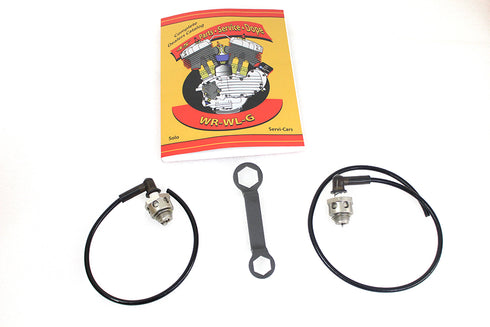 V-Twin 45 inch W/G 18mm Replica Spark/Wire Plug Kit - 49-1890