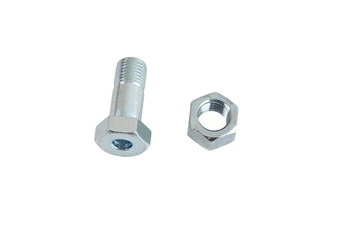 V-Twin Hand Clutch Fitting Zicad Plated - 49-1891