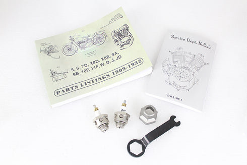 V-Twin JD Spark Plug & Parts Book Set - 49-1898