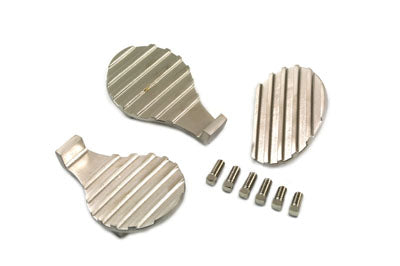 V-Twin Finned Pedal Pad 3 Piece Set - 49-1923
