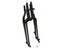 V-Twin Black 18 inch Offset Spring Fork Assembly - 49-2407