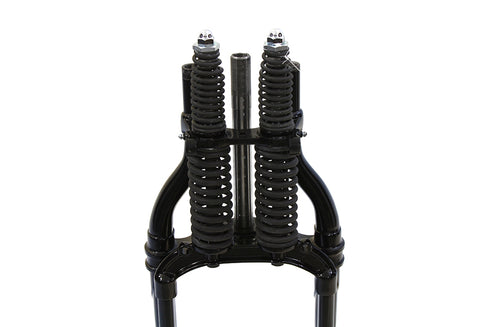 V-Twin Black 18 inch Offset Spring Fork Assembly - 49-2407