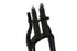V-Twin Black 18 inch Offset Spring Fork Assembly - 49-2407