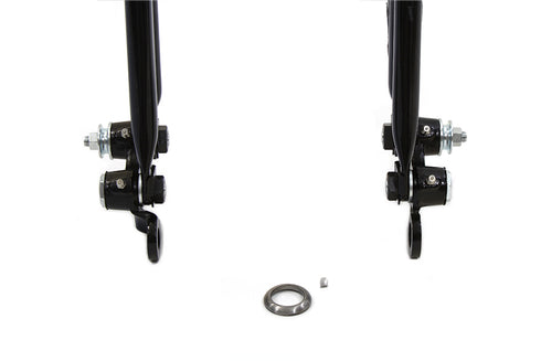 V-Twin Black 18 inch Offset Spring Fork Assembly - 49-2407
