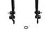 V-Twin Black 18 inch Offset Spring Fork Assembly - 49-2407
