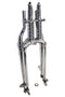 V-Twin 18 inch Offset Spring Fork Assembly Chrome - 49-2412