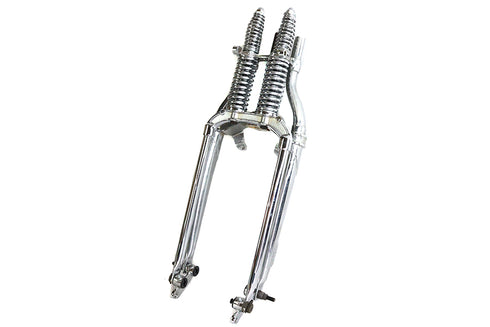 V-Twin 18 inch Spring Fork Assembly Chrome - 49-2413