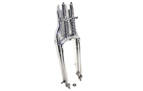 V-Twin 20 inch Spring Fork Assembly Chrome +2 inch - 49-2416