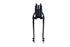 V-Twin 22 inch Inline Spring Fork Assembly Black - 49-2420