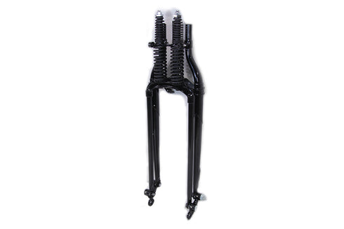 V-Twin 22 inch Inline Spring Fork Assembly Black - 49-2420