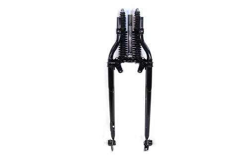 V-Twin 22 inch Inline Spring Fork Assembly Black - 49-2420