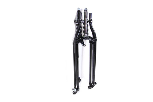 V-Twin 22 inch Inline Spring Fork Assembly Black - 49-2420