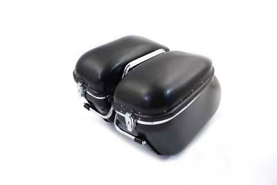 V-Twin Black Magic Royalite Saddlebag Kit - 49-2451