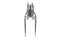V-Twin Factory Sample 18 inch Spring Fork Assembly Chrome - 49-2461