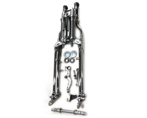 V-Twin Factory Sample FXSTS Inline Spring Fork Assembly Chrome - 49-2462