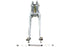 V-Twin Factory Sample 28 inch Tedd Narrow Spring Fork Assembly Chro - 49-2463