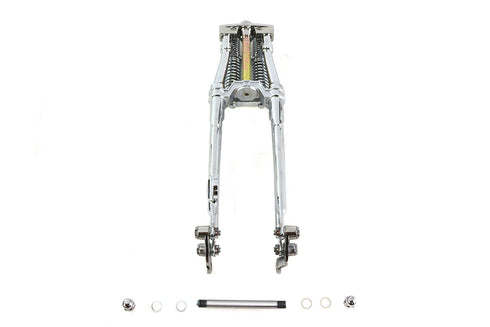 V-Twin Factory Sample 28 inch Tedd Narrow Spring Fork Assembly Chro - 49-2463