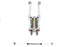 V-Twin Factory Sample 28 inch Tedd Narrow Spring Fork Assembly Chro - 49-2463
