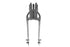 V-Twin Factory Sample 22 inch Inline Spring Fork Chrome +4 inch - 49-2464